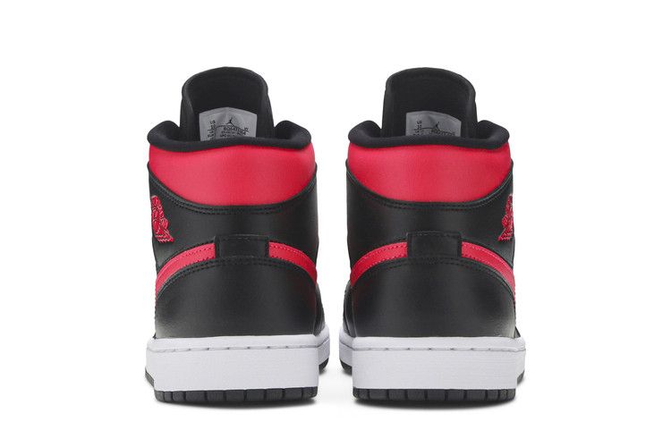 Jordan 1 Mid Black Siren Red (Women's)