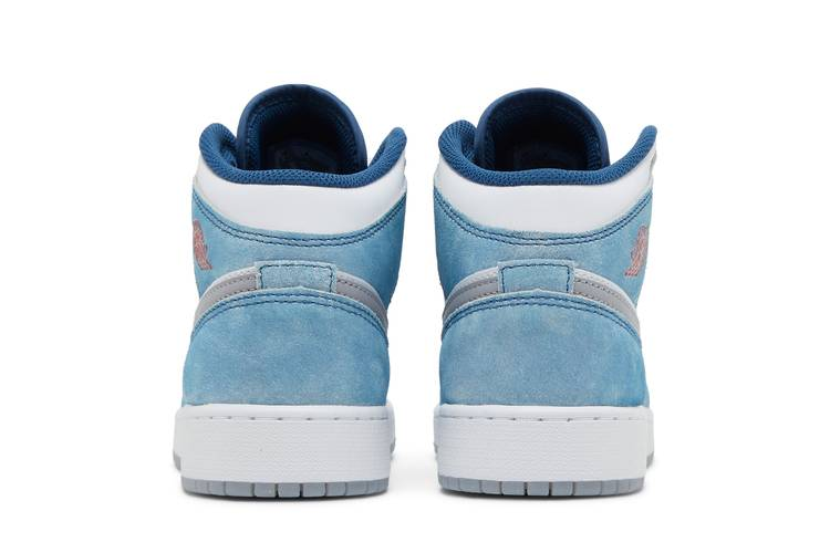 Jordan 1 Mid SE French Blue Light Steel (GS)