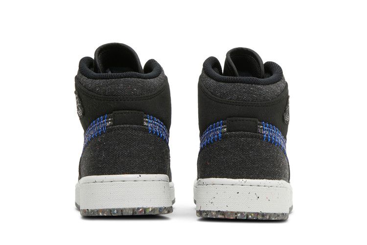 Jordan 1 Mid SE Crater Black (GS)