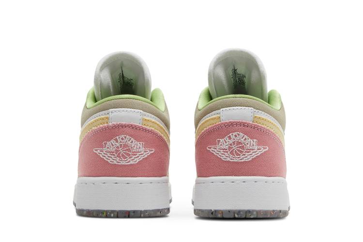 Jordan 1 Low Pastel Grind Vivid Green (GS)