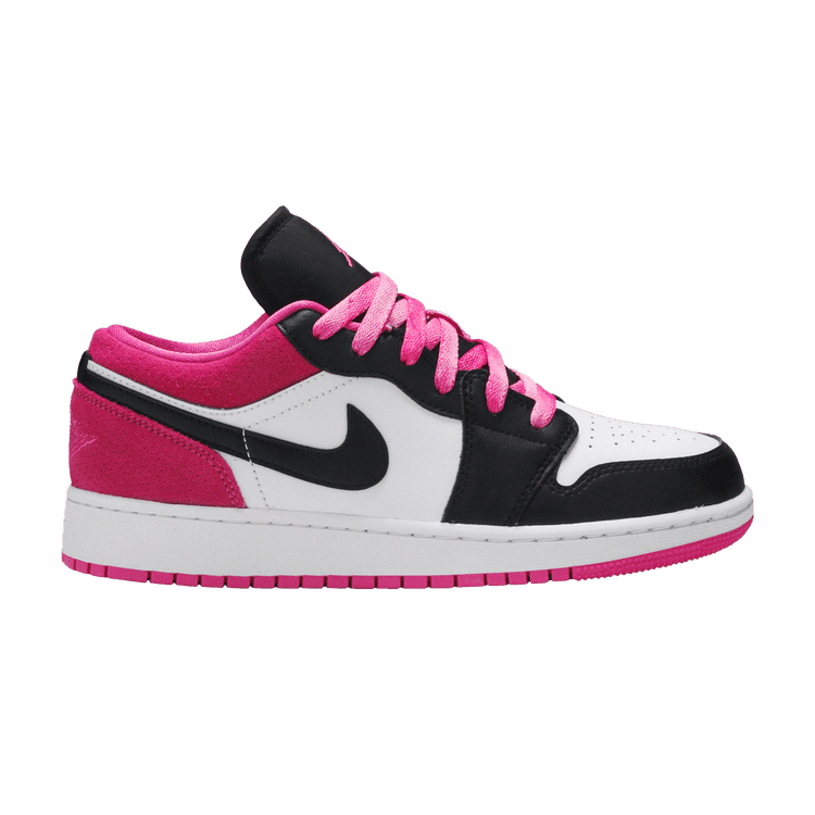 Jordan 1 Low Black Active Fuchsia (GS)