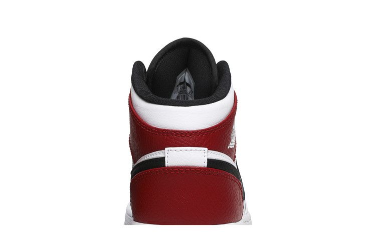 Jordan 1 Mid White Black Gym Red (GS)