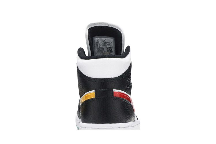 Jordan 1 Mid Alternate Swooshes Red Yellow (Women's)
