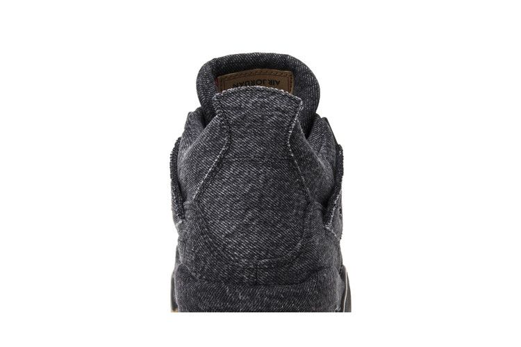 Jordan 4 Retro Levi's Black (GS) (Levi's Tag)