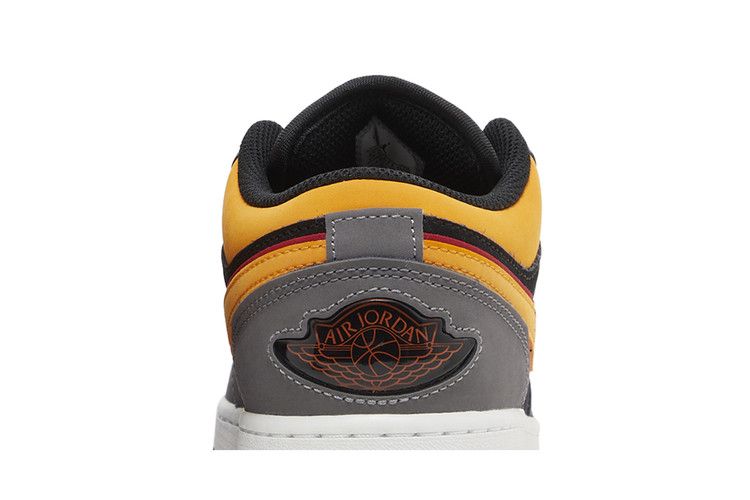Jordan 1 Low SE Light Graphite Vivid Orange (GS)
