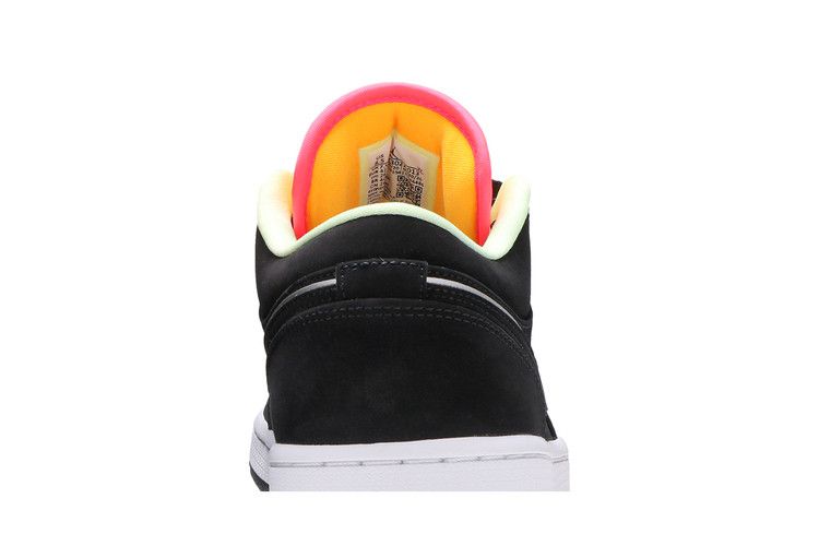 Jordan 1 Low Black Aurora Green Laser Orange