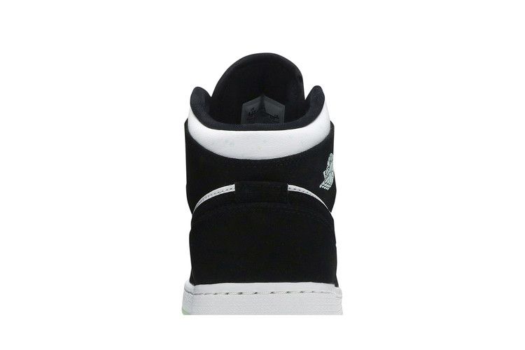 Jordan 1 Mid White Black Teal Tint (GS)
