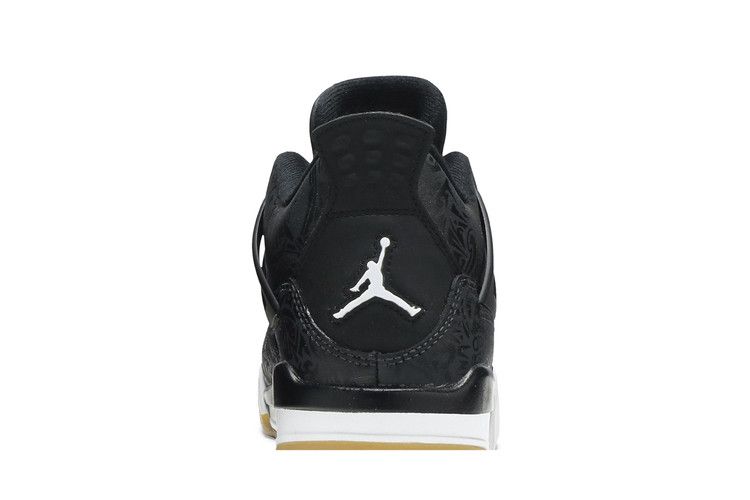Jordan 4 Retro Laser Black Gum (GS)