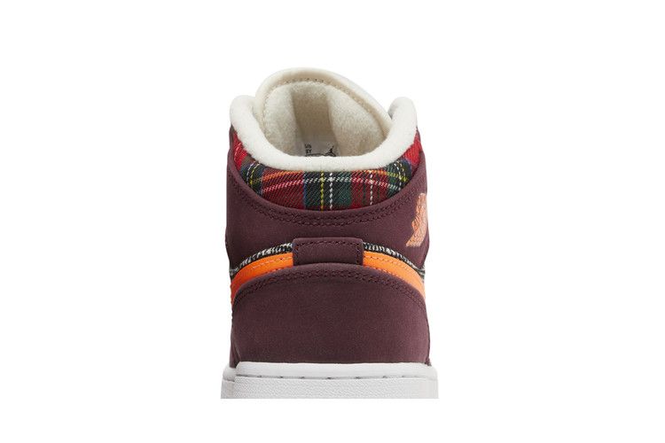 Jordan 1 Mid SE Plaid (GS)
