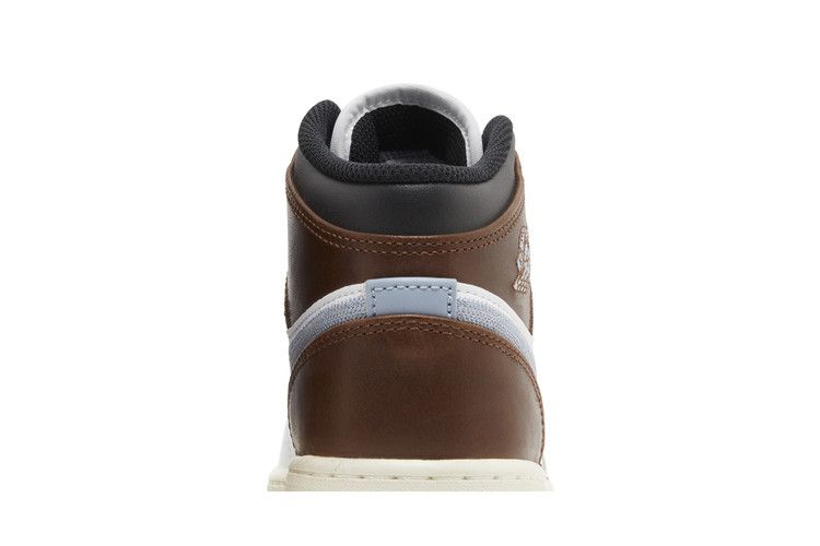 Jordan 1 Mid SE White Brown Blue Grey (GS)