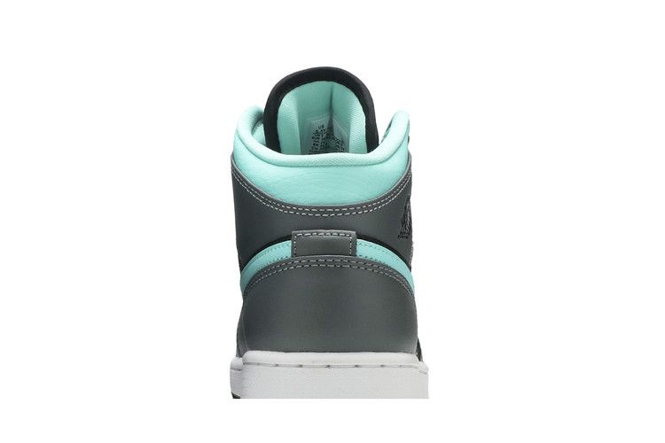 Jordan 1 Mid Grey Aqua (GS)