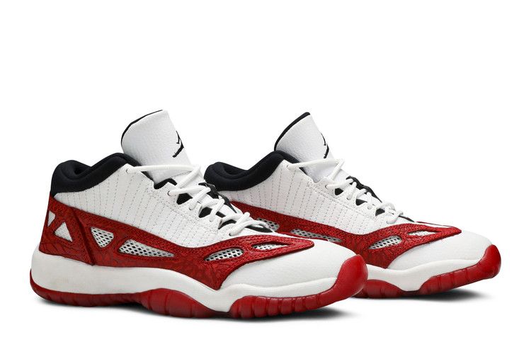 Jordan 11 Retro Low IE White Gym Red (GS)