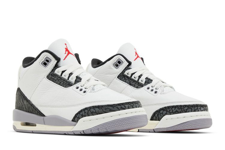Jordan 3 Retro Cement Grey (GS)