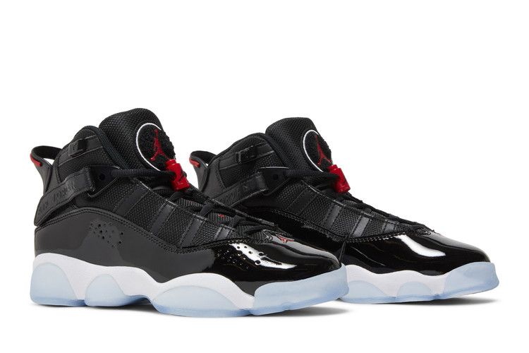 Jordan 6 Rings Black White Gym Red (GS)
