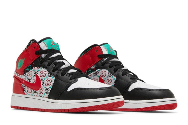 Jordan 1 Mid SE Ugly Christmas Sweater (GS)