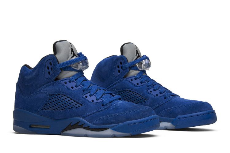 Jordan 5 Retro Blue Suede (GS)