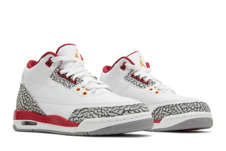Jordan 3 Retro Cardinal (GS)