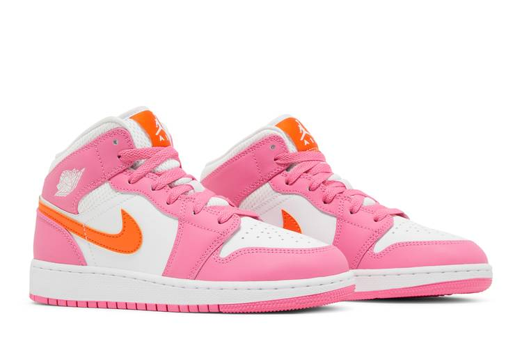 Jordan 1 Mid Pinksicle Safety Orange (GS)