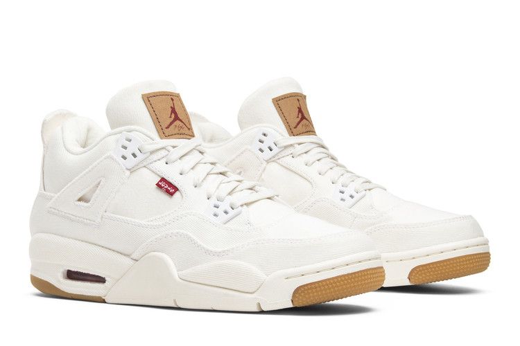 Jordan 4 Retro Levi's White (GS) (Levi's Tag)