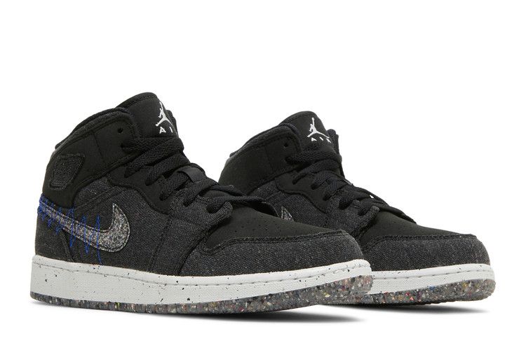 Jordan 1 Mid SE Crater Black (GS)