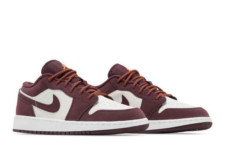 Jordan 1 Low Night Maroon (GS)