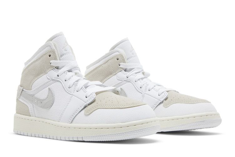 Jordan 1 Mid SE Craft Inside Out Tech Grey (GS)