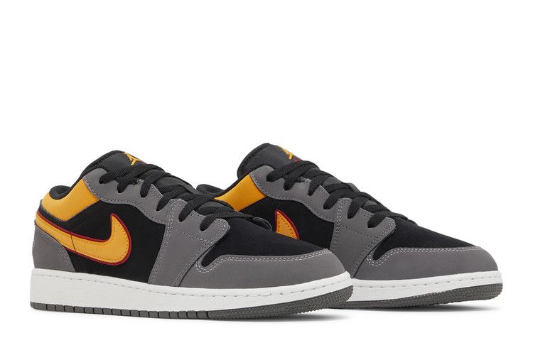 Jordan 1 Low SE Light Graphite Vivid Orange (GS)