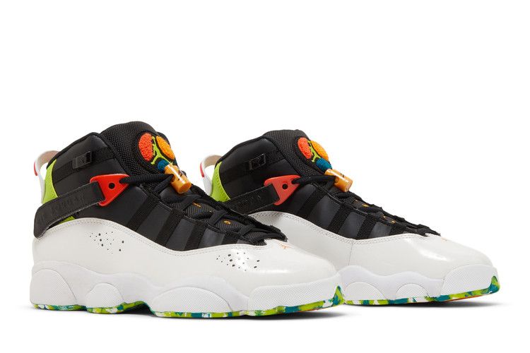 Jordan 6 Rings White Neon Green (GS)