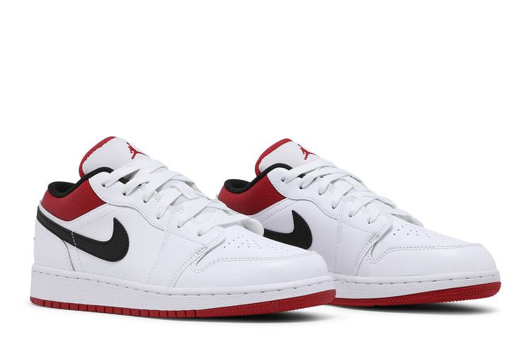 Jordan 1 Low White Gym Red (GS)