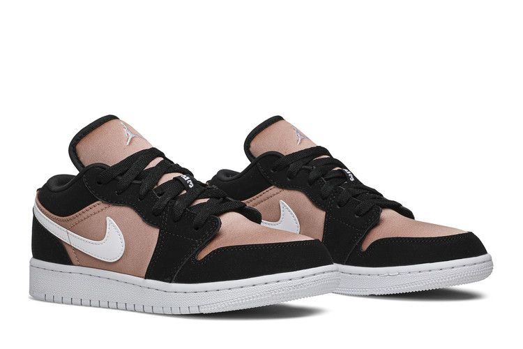 Jordan 1 Low Black White Rose Gold (GS)