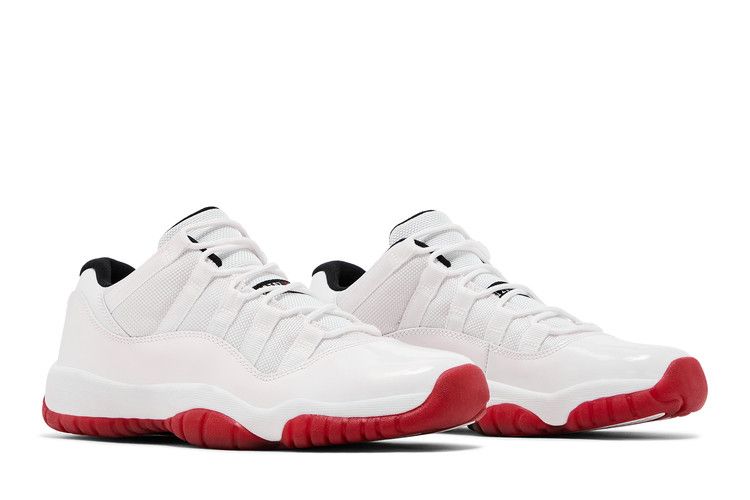 Jordan 11 Retro Low White Varsity Red (GS)
