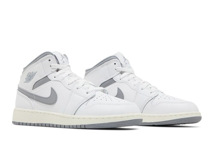 Air Jordan 1 Mid Neutral Grey (GS)