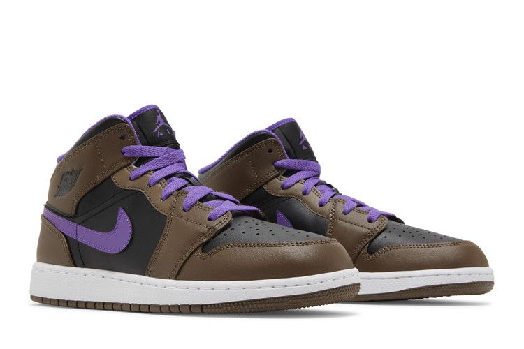 Jordan 1 Mid Purple Mocha (GS)