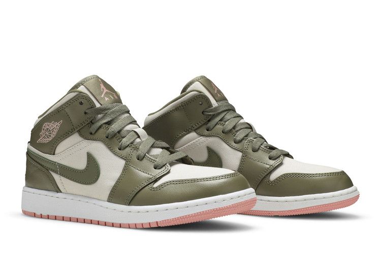 Jordan 1 Mid Trooper Bleached Coral (GS)