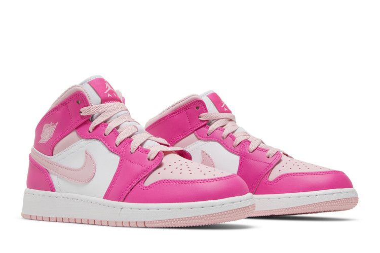 Jordan 1 Mid Fierce Pink (GS)
