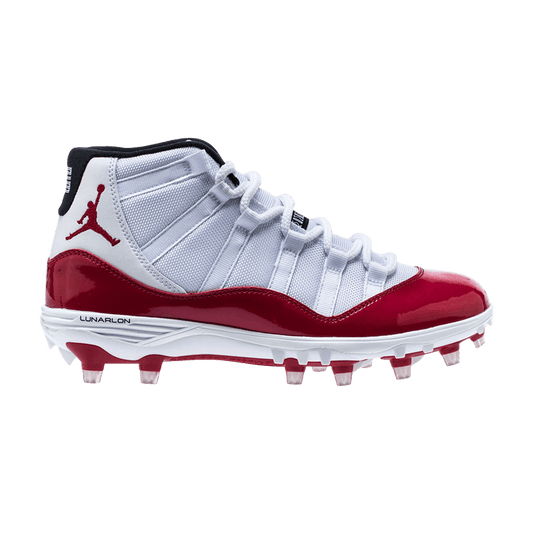 Jordan 11 Retro Cleat White Red
