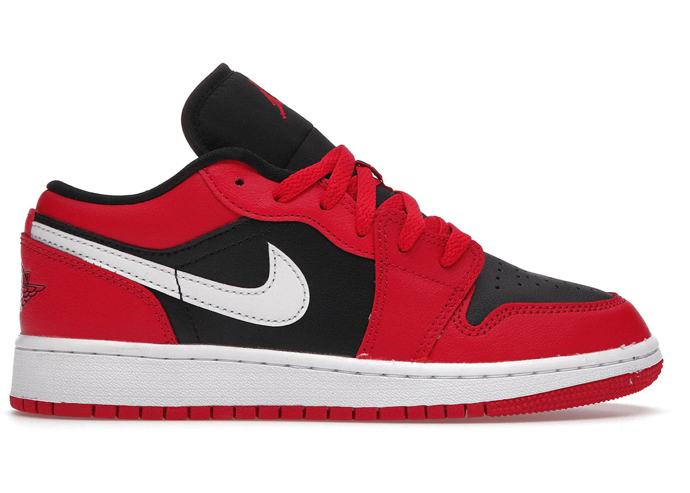 Jordan 1 Low Black Very Berry (GS)