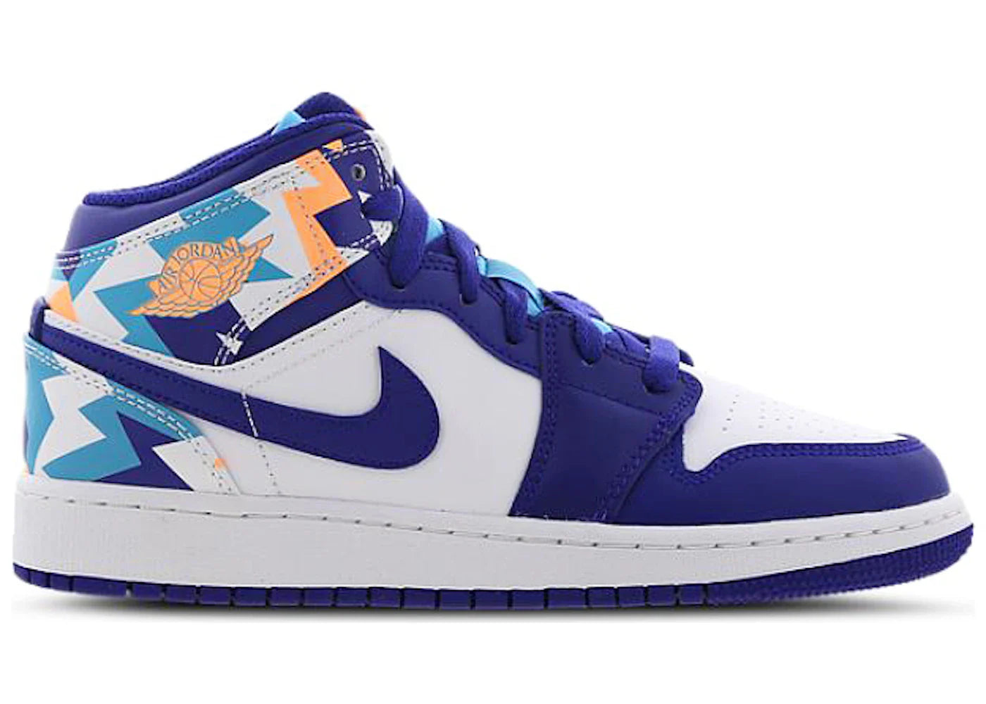 Jordan 1 Mid Geometric Print (GS)
