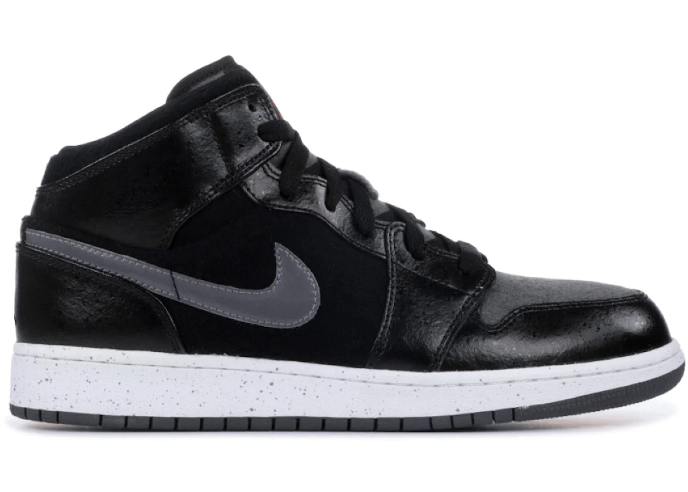 Jordan 1 Mid Premium Black Dark Grey (GS)