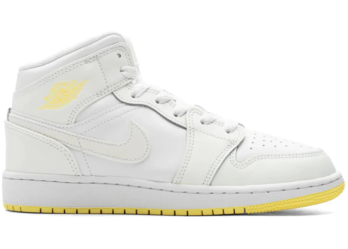 Jordan 1 Mid Sail Light Laser Orange (GS)