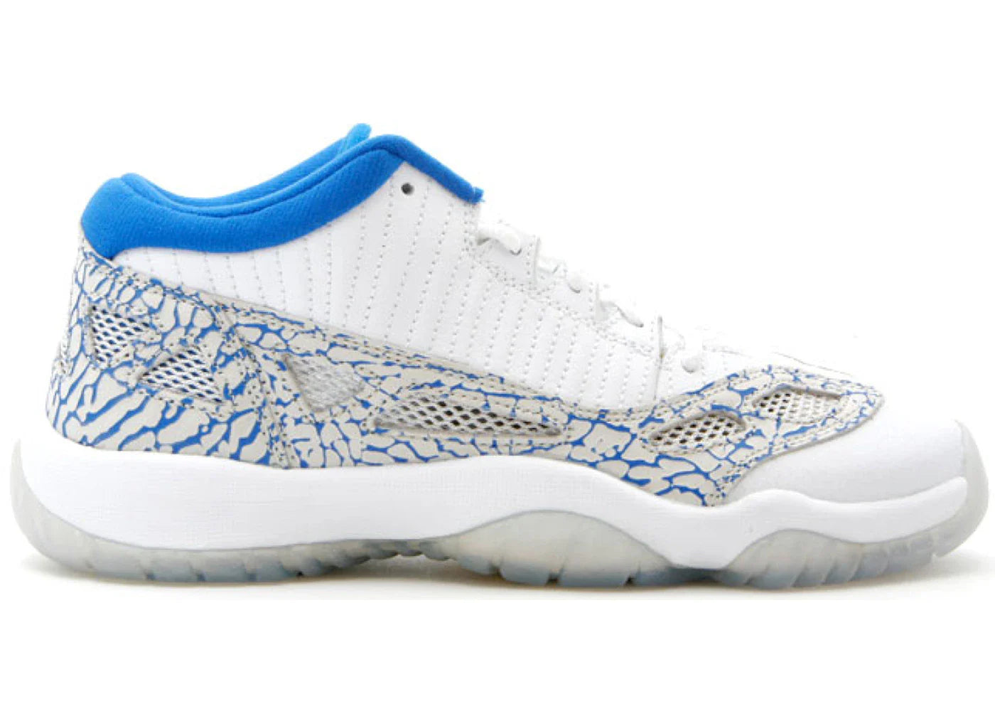 Jordan 11 Retro Low IE White Argon Blue (GS)