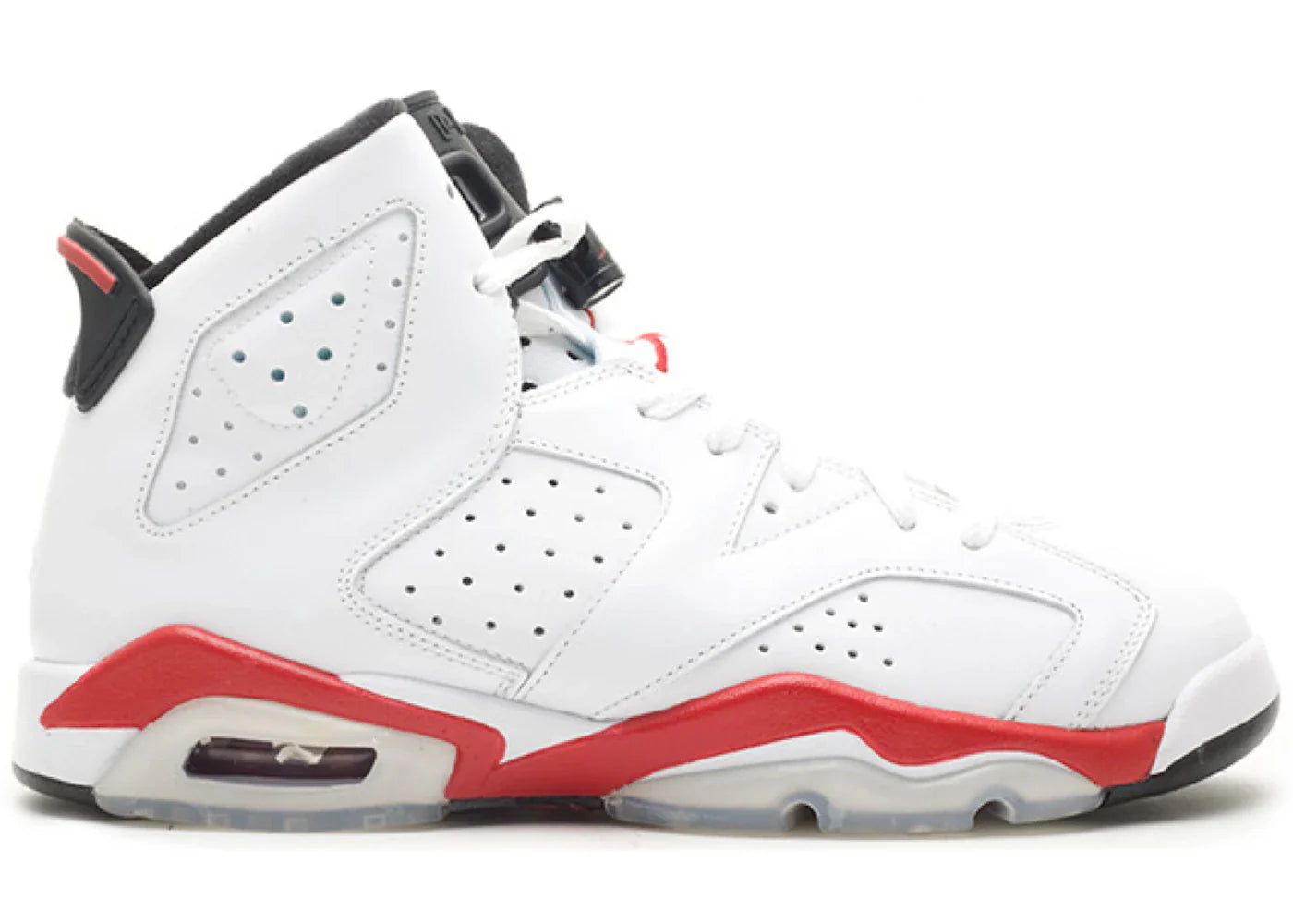 Jordan 6 Retro White Varsity Red (GS)