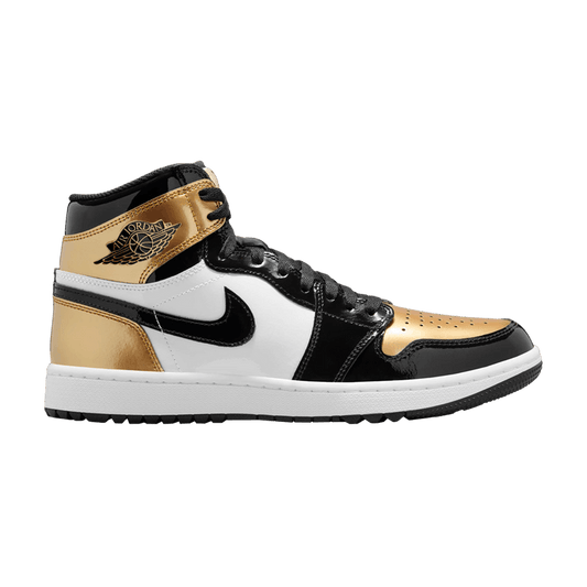 Jordan 1 Retro High Golf Patent Gold Toe