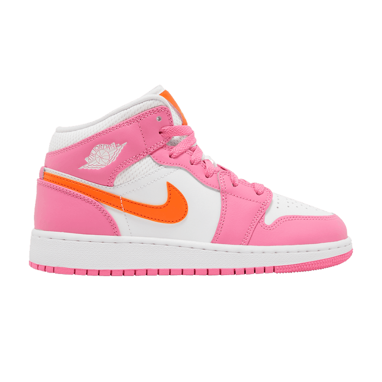 Jordan 1 Mid Pinksicle Safety Orange (GS)