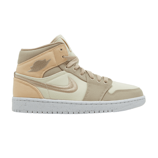 Jordan 1 Mid SE Canvas Khaki (Women's)