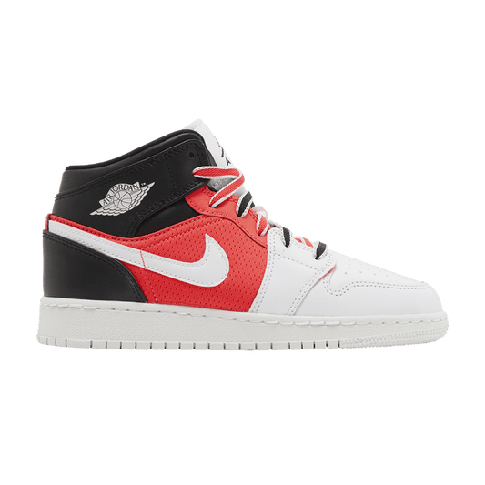 Jordan 1 Mid SE White Black Infrared (GS)