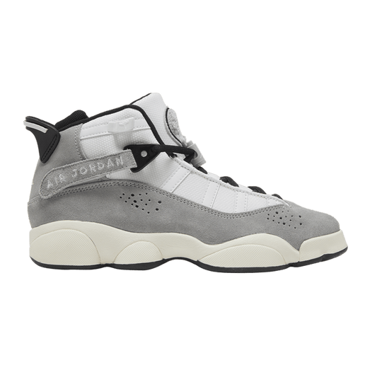 Jordan 6 Rings Light Smoke Grey Black Sail White (GS)