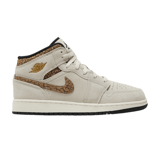 Jordan 1 Mid SE Brown Elephant (GS)