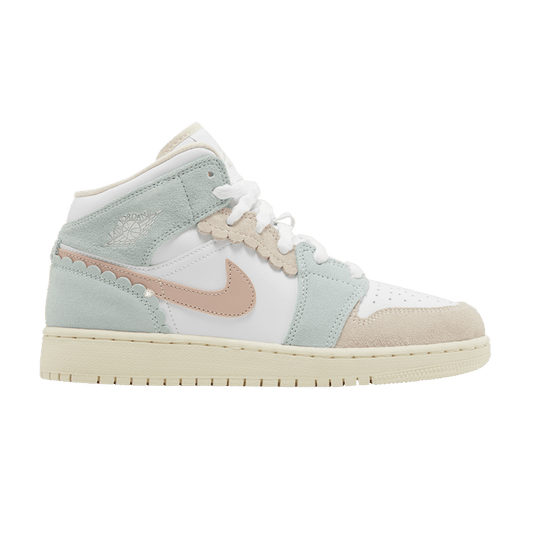 Jordan 1 Mid SE Pink Oxford (GS)
