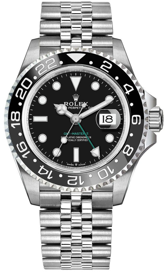 Rolex GMT-Master II Steel Jubilee Bracelet Men's Watch 126710GRNR-0003